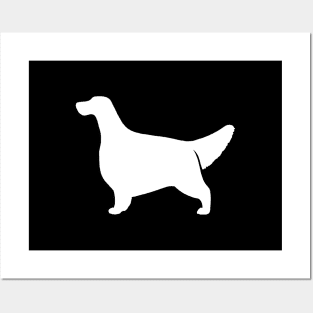 English Setter Silhouette Posters and Art